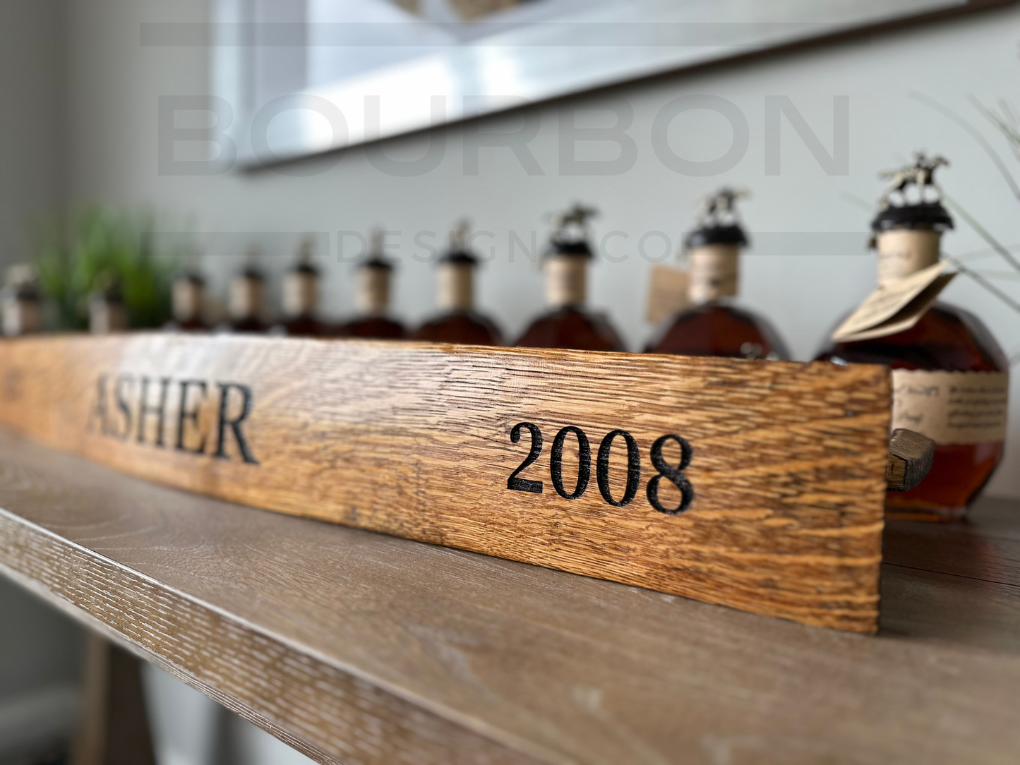 Personalized Bourbon Barrel Stave